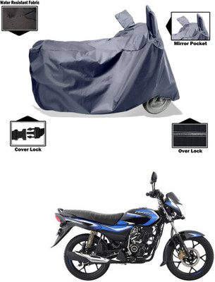 PAGORA Waterproof Two Wheeler Cover for Bajaj(Platina 110 H-Gear BS6, Grey)