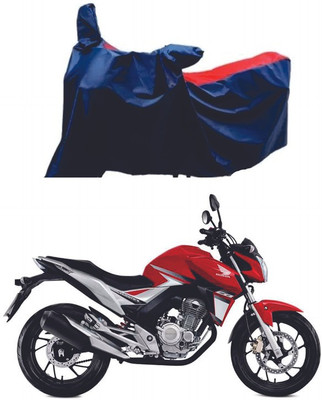 AUTOCAD Waterproof Two Wheeler Cover for Honda(CB Twister, Red, Blue)