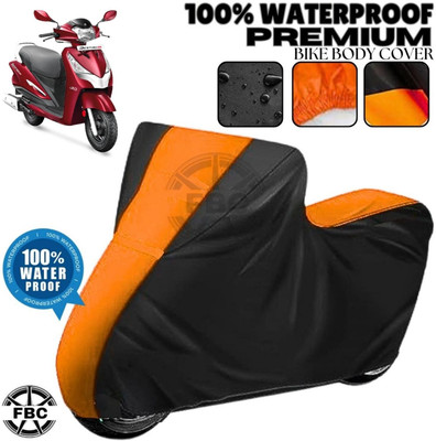 FBC Waterproof Two Wheeler Cover for Hero(Destini 125, Black)
