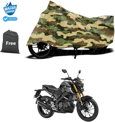 CODOKI Waterproof Two Wheeler Cover for Yamaha(MT 15 New BS6, Yellow)