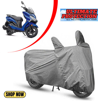 PAGORA Waterproof Two Wheeler Cover for Suzuki(Burgman Street 125, Grey)