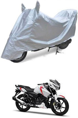 APNEK Waterproof Two Wheeler Cover for TVS(Silver)