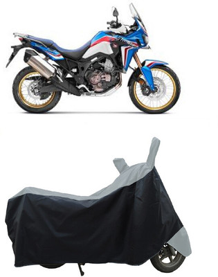 Coxtor Waterproof Two Wheeler Cover for Honda(CRF1000L Africa Twin BS6, Grey)