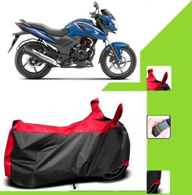 WMIZEXA Two Wheeler Cover for Universal For Bike(SP125, Black, Red)