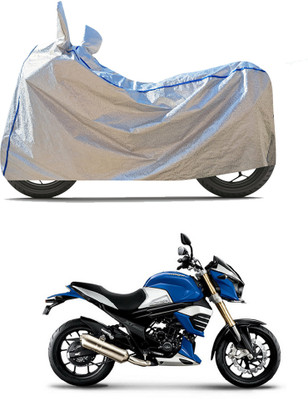 GOSHIV-car and bike accessories Waterproof Two Wheeler Cover for Mahindra(Silver)
