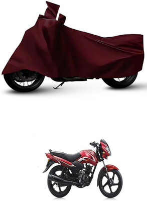 ZEDTEEK Waterproof Two Wheeler Cover for Yamaha(SS 125, Maroon)