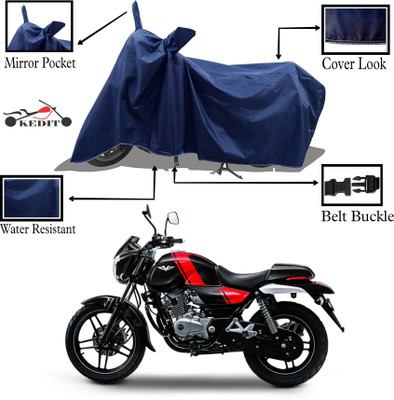 KEDIT Waterproof Two Wheeler Cover for Bajaj(Blue)