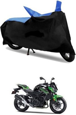 MMSSTAR Waterproof Two Wheeler Cover for Kawasaki(Blue, Black)