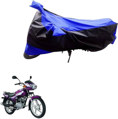Mdstar Waterproof Two Wheeler Cover for TVS(Star City, Black, Blue)