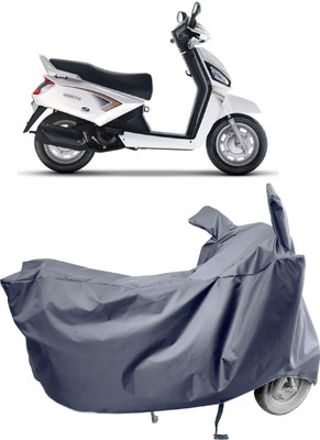 Amexride Two Wheeler Cover for Mahindra(Gusto, Grey)