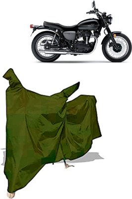 Amexride Two Wheeler Cover for Kawasaki(W800 BS6, Maroon)
