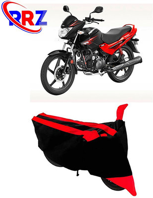 RRZ Waterproof Two Wheeler Cover for Hero(Glamour Programmed FI, Black, Red)