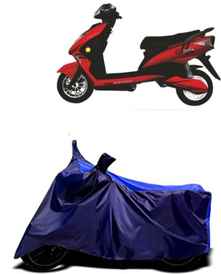 VESMEI Two Wheeler Cover for Kinetic(Zing, Blue)