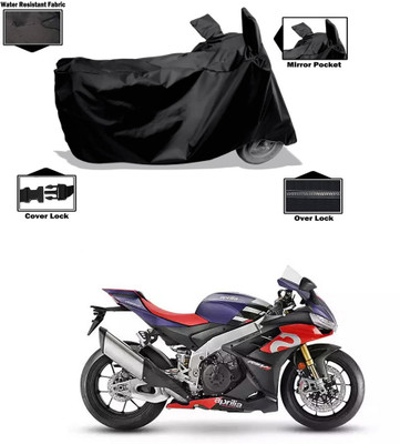 CODOKI Waterproof Two Wheeler Cover for Aprilia(RSV4, Black)