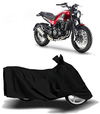 Mdstar Waterproof Two Wheeler Cover for Benelli(Leoncino 250, Black)