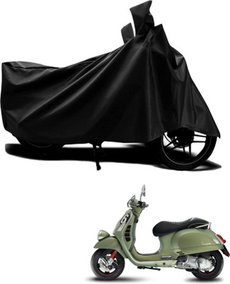 KEDIT Two Wheeler Cover for Vespa(GTS 300, Black)
