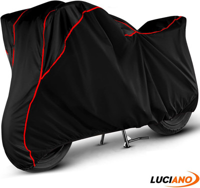Luciano Waterproof Two Wheeler Cover for Honda(Dream Neo, Black, Red)