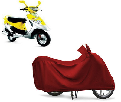 EGAL Two Wheeler Cover for TVS(Scooty Pep Plus, Maroon)
