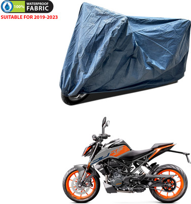 PAGORA Waterproof Two Wheeler Cover for KTM(200 Duke BS6, Blue)