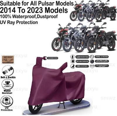smwzxyu Waterproof Two Wheeler Cover for Bajaj(Pulsar 150, Maroon)