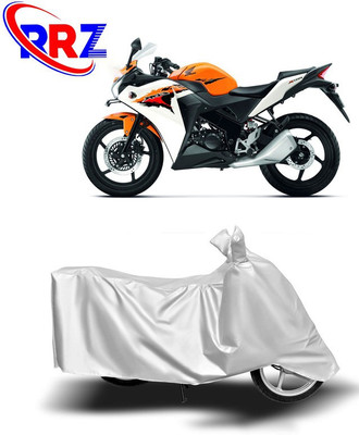 RRZ Waterproof Two Wheeler Cover for Honda(CBR 150R, White)