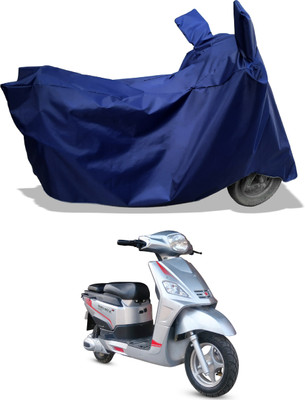 Amexride Two Wheeler Cover for Hero Electric(Electric NYX e5, Blue)