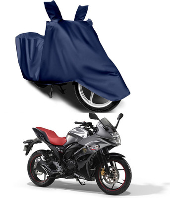 Furious3D Two Wheeler Cover for Suzuki(Gixxer Special Edition, Blue)