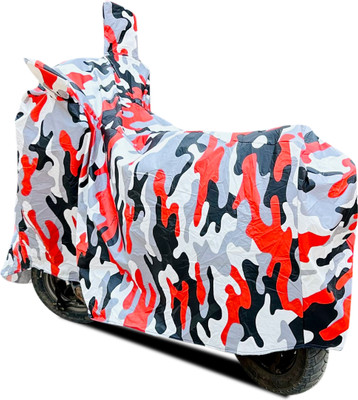 PAGORA Waterproof Two Wheeler Cover for Hero(Super Splendor, Red, White)