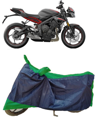 AutoFave Two Wheeler Cover for Triumph(Street Triple RS BS6, Multicolor)