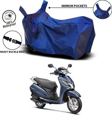 SEBONGO Waterproof Two Wheeler Cover for Honda(Activa 125, Blue)