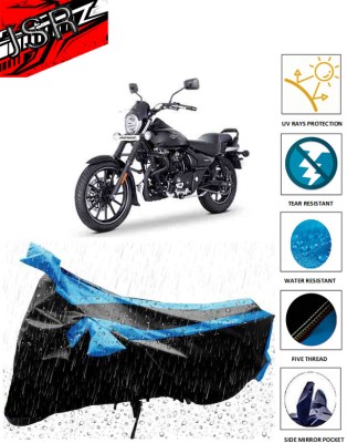 J S R Waterproof Two Wheeler Cover for Bajaj(Avenger 160 Street, Blue)