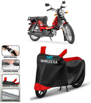 WMIZEXA Two Wheeler Cover for Universal For Bike(XL 100 Comfort, Red, Black)