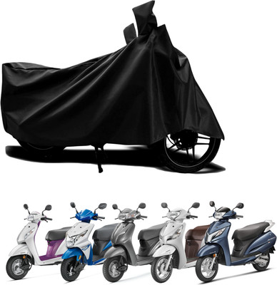 AASHTIK MART Two Wheeler Cover for Honda(Activa, Black)