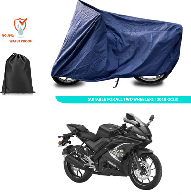 PAGORA Waterproof Two Wheeler Cover for Yamaha(YZF R15 BS6, Blue)
