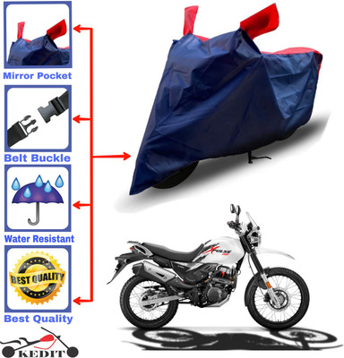 AASHTIK MART Two Wheeler Cover for Hero(Xpulse 200T, Red, Blue)