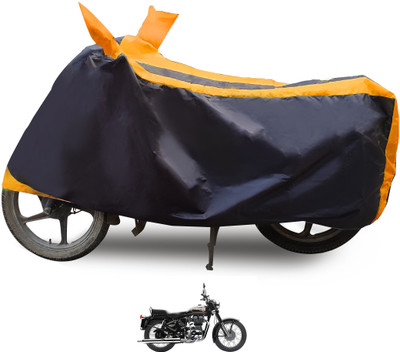 Euro Care Waterproof Two Wheeler Cover for Royal Enfield(Bullet 350, Orange)