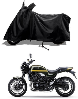 GROFATIK Two Wheeler Cover for Kawasaki(Z900 RS Cafe Racer BS6, Black)