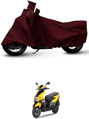 ZEDTEEK Waterproof Two Wheeler Cover for TVS(NTORQ, Maroon)