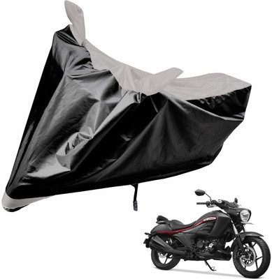 Auto Hub Two Wheeler Cover for Suzuki(Intruder 250, Silver)