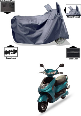GOSHIV-car and bike accessories Waterproof Two Wheeler Cover for Okinawa(R30 electric scooter, Grey)