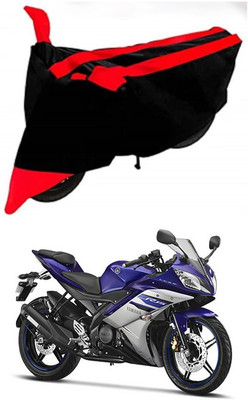 AutoGalaxy Waterproof Two Wheeler Cover for Yamaha(YZF-R15 V2, Red, Black)
