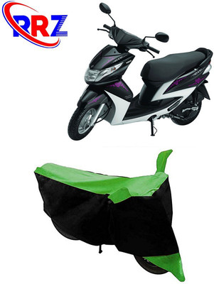 RRZ Waterproof Two Wheeler Cover for Yamaha(Ray, Black, Green)