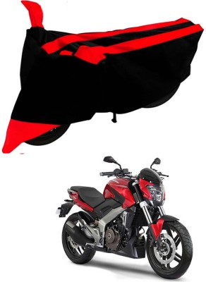 Genipap Two Wheeler Cover for Bajaj(Pulsar 250, Black, Red)