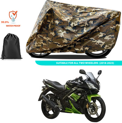 PAGORA Waterproof Two Wheeler Cover for Yamaha(YZF R15S, Yellow)
