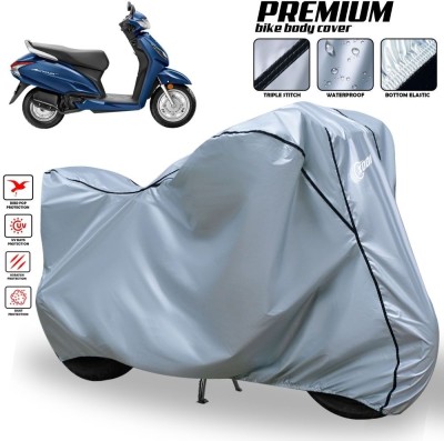 xodi Two Wheeler Cover for Honda(Activa 5G, Silver, Black)