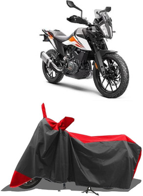 GROFATIK Two Wheeler Cover for KTM(390 Adventure BS6, Red)