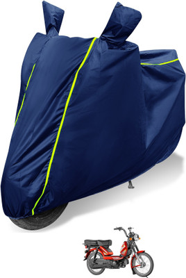 Auto Hub Waterproof Two Wheeler Cover for Bajaj(V 150, Blue)