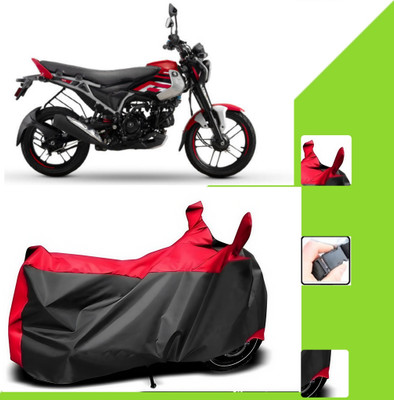 WMIZEXA Two Wheeler Cover for Bajaj(Black, Red)