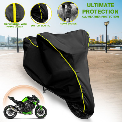GARREGE Waterproof Two Wheeler Cover for Kawasaki(Z900, Blue)
