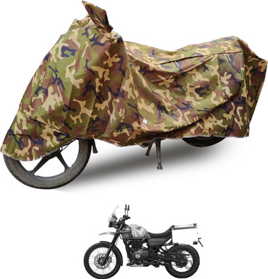 Auto Hub Waterproof Two Wheeler Cover for Royal Enfield(Himalayan, Multicolor)